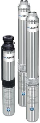Little Giant LG12G05-2W2V 12 GPM, 1/2 HP, 2-Wire, 230 Volt, 4-Inch Deep Well Submersible Pump with Thermoplastic Discharge, 212-ft. Shut-off, Steel, 558291