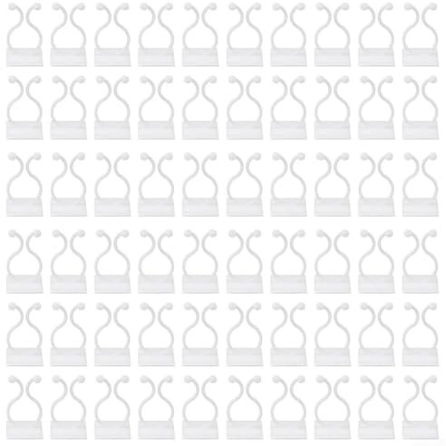 60 selbstklebende Pflanzenclips für Wände, platzsparend, Material