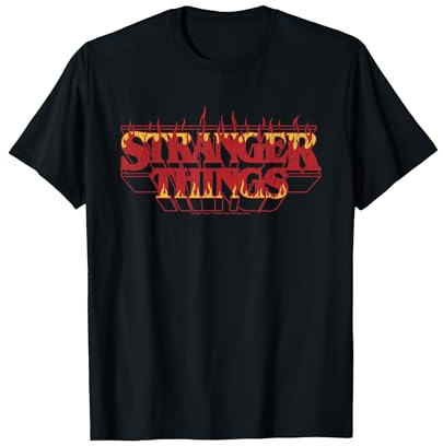 Logo Stranger Things - Flames vieillies T-Shirt