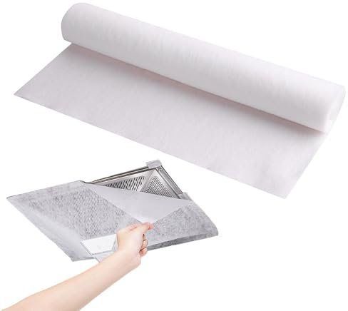 Unive-rsal - Filtro de grasa para campana extractora de cocina, 5 m/10 m, repuesto de filtro de campana extractora, papel de filtro para campana extractora de cocina, papel de filtro para cocina