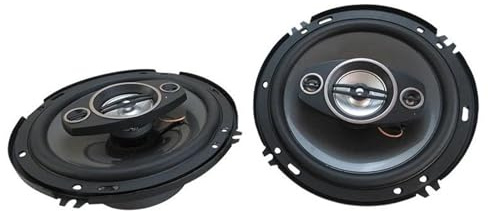 1 coppia di altoparlanti coassiali HiFi per auto da 6 pollici a 4 vie e 650 W, altoparlanti stereo a gamma completa per musica audio per auto