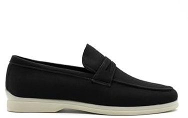 Xposed Men’s Faux Suede Penny Loafers Lightweight Slip-On Smart Casual Summer Shoes