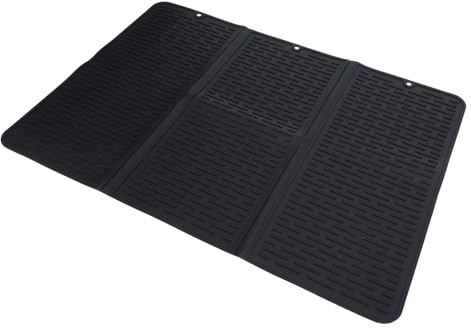 TIKATARER Alfombrilla Plegable para Secar Platos para Encimera de Cocina, Almohadilla de Silicona para Secar Platos, Alfombrilla para Escurrir con Almohadilla de Drenaje para Cuencos, Ideal para (#3)