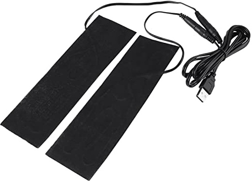 USB-Heizkissen 5V Elektrisches Heizelement 35 ℃ -50 ℃ Kohlenstofffaser Heiztuch für Kleidung Sitzplatz Haustier Schwarz 772 X 236 Cm