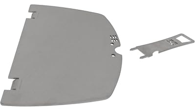 deingrillrost.de Grillplatte + Heber Plancha f. Weber Q300 Q 320 340 3000 3200 Edelstahl 4mm EE