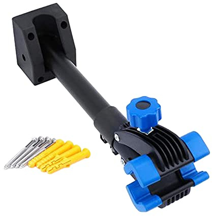 Adjustable Bicycle Wall Mount Rack Hanger Bike Repair Stand Maintenance Clamp Holder Garage Mechanic Folding Clamp Bike Workstand Hanger
