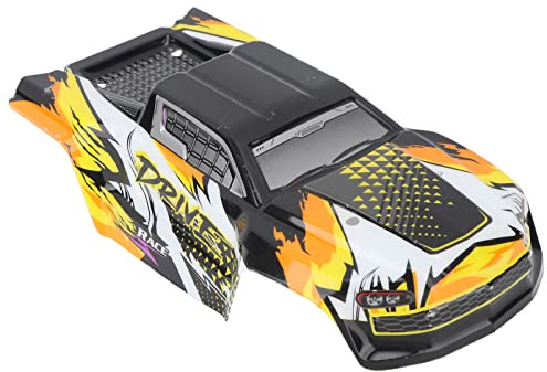Fockety Scocca per Auto RC, scocca in PVC Arancione per SCY 16101PRO in Scala 1/16, scocca per Veicolo Giocattolo per Telecomando Accessorio per Copertura per Auto RC Ricambi per Auto