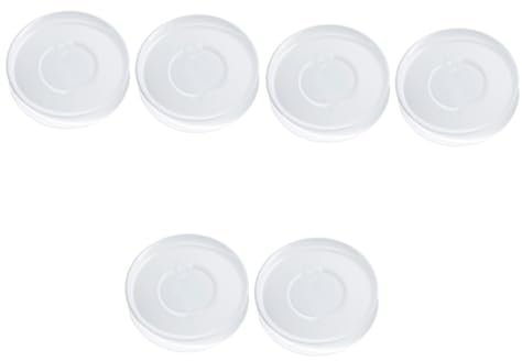 jojofuny 6pcs Car Phone Holder Round Vent Phone Grip Non-slip Adhesive Pad Reusable for Home