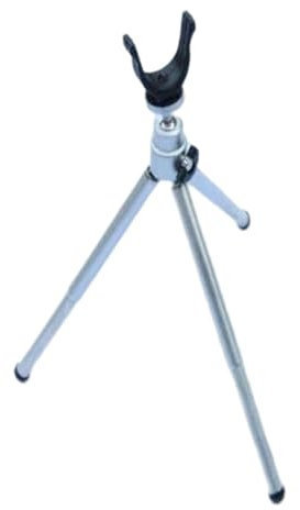 Aluminum Alloy Portable Folding Fishing Rod Tripod Stand - Bracket w/ Ice Fishing Rod Holder