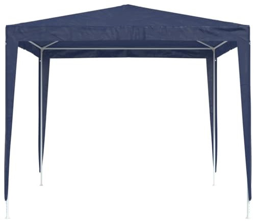 AUVYI Tonnelle de terrasse, 2,5 x 2,5 m, bleue, résistante aux UV et imperméable, pour fête, barbecue, réunion de famille, pique-nique, fête d'anniversaire, événements