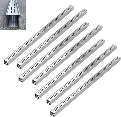 AFLEPCBRQ Drain Gate With 2pcS 5PCS 5PCS 7PCS 7PCS 7PCS Stainless Steel Drainage Channel, High -Resistance Narrow Trench Drain Drainage System, Drainage Filter (5pcs, W8CMXH5