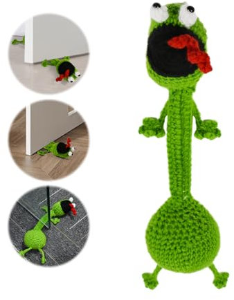 Handgefertigter Türstopper mit Tiermotiven, niedliche Türstopper, weicher, niedlicher Cartoon-Tier-Türstopper, dekorative Figur für Zuhause und Büro, beschwerter Boden, Türstopper, um Wind zu verhinde