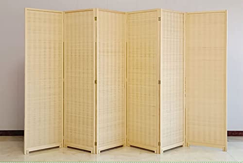 Divisorio in bambù retrattile alto 180 cm per cambiare vestiti balcone garage stile cinese/giapponese privacy divisorio da parete per la separazione dello spazio.