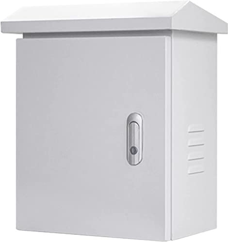 electrical project box enclosure Steel Electrical Project Box Enclosure Instrument Case , IP 66 Waterproof Outdoor Junction Box Wall-Mounted Charging Pile Protection Box With Lock(300*400*200mm)