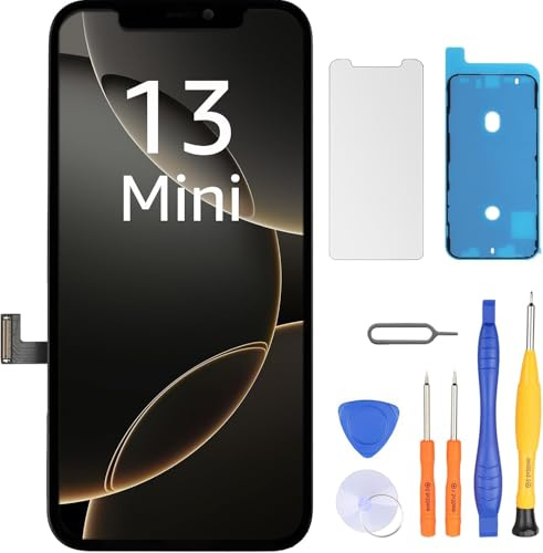 LL TRADER Screen Replacement for iPhone 13 Mini LCD 5.8 with Repair Kit