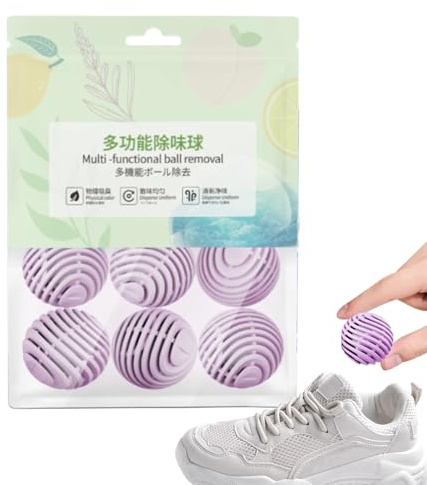 Palle da ginnastica Forti, Palline da ginnastica | Deodorante per scarpe 6 | pezzi Eliminatore di odori per barche - Efficiente ed ecocompatibile Rimozione di odori per piedi Scarpe, Armadi, Scarpiere