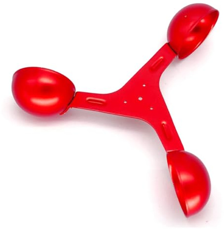 arlote Anémomètre Anémomètre de Sortie de Vitesse Du Vent Anémomètre Calculateur de Vitesse Du Vent en Alliage D'Aluminium avec Anémomètre de Type à Trois Tasses Installation Facile