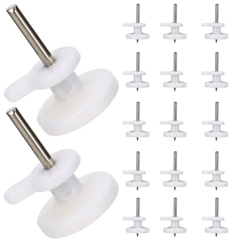 FUTUREORYY Attacca Quadri senza Chiodi Ganci Adesivi Invisibili per Muro, Mini Ganci da Parete in Abs di Colore Chiaro, 100 Pezzi per Appendere Cornici e Calendari a Casa
