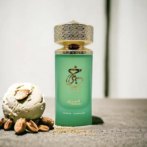 Khair Pistachio Eau de Parfum 100ml Arabic Perfume Plain Long Life Gourmand Fragrance with Notes of Pistacho and Vanilla (Pistachio)