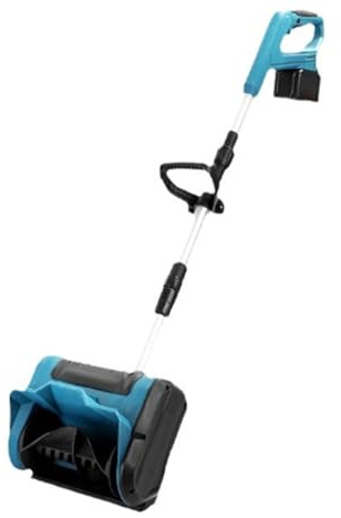 ENWYTE Pelle à Neige électrique sans Fil 1000 W Fraise à Neige Largeur de Nettoyage 30 cm Hauteur réglable télescopique terrasse Aire de Jeux Ferme patios allées(No Battery)