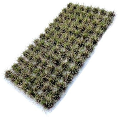 MotiveTech Miniature Touffes d'Herbe en Fibre PP pour Maquettes Modèle de à Coller Groupes Denses pour Décoration Simulation Réaliste Adapté à la, Jaune Vert