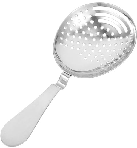 EXAOMBLE Colino da Cocktail in Acciaio Inox Resistente, Colino da Bar Professionale Riutilizzabile, Filtro per Bevande Fredde per Strumenti da Barman e Preparazione Cocktail