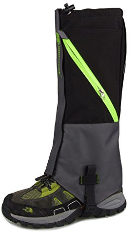 LEJUNJIE Bein Gamaschen Unisex Outdoor Durable Snowproof Wasserdicht Staubdicht Warmer Überschuh Klettern Jagd Atmungsaktiv Schnee Bein Gamaschen