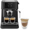 De'Longhi Stilosa EC230.BK, cafetera espresso tradicional con bomba barista, espresso y capuchino, 2 tazas, negro
