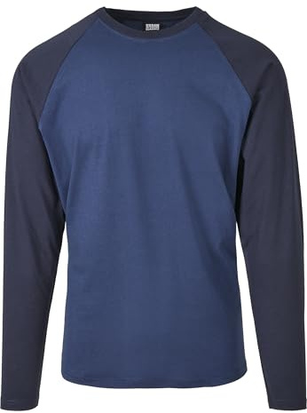 Urban Classics Herren Raglan Contrast LS