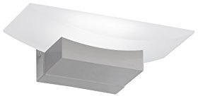 Fischer & Honsel Wandleuchte Bowl TW 1x LED 6,0 Watt, matt, nickelfarben, 3 Stufen CCT, stufenlos dimmbar, 30012, 11 x 20 x 7 cm (LxBxH), 610 lm, 2700 K / 3350 K / 4000 K