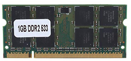 1GB DDR2 533 MHz, Notebook 1GB RAM DDR2 PC2-4200 Memoria para computadora portátil, 1GB DDR2 533MHz 200Pin para Placa Base de computadora portátil Memoria dedicada RAM Totalmente Compatible