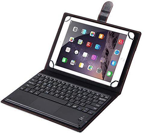 Keyboard Case for Motorola Moto Tab G70, Universal 10 to 11 Inch Tablet Keyboard Folio Case, Bluetooth Keyboard (Touch PAD Mouse)