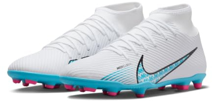 Nike DJ5961-146 Nike Mercurial Superfly 9 Club FG/MG Sneaker Male Blanca BALTICA/Azula BALTICA EU 44