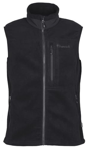 Pinewood Herren Fleeceweste, ärmellose grün, schwarz, oder blaue Outdoor Weste aus 100% übergebliebenen Stoffe, ideales Fleece für die Jagd und zum Wandern