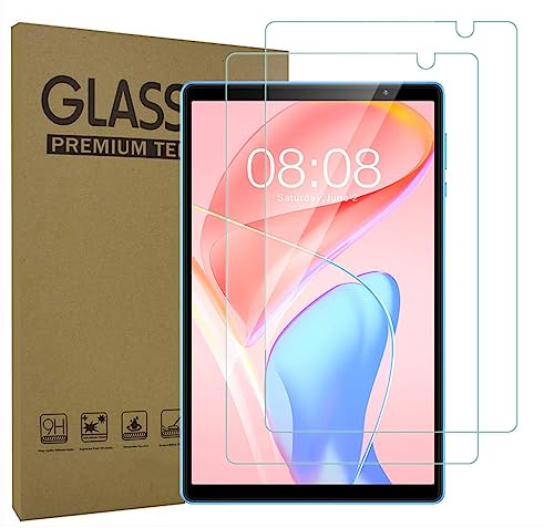 AKNICI 2-Stück PanzerglasFolie Schutzfolie Kompatibel mit TECLAST P26T Tablet 10.1 Zoll, Gehärtetem Glas Displayschutz Panzerglasfolie für TECLAST P26T Tablet 10.1 Zoll, Anti-Kratzer/9H Härte