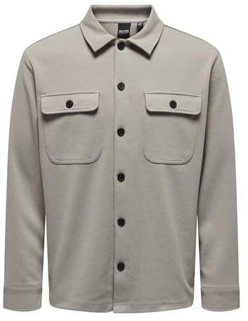 Only & Sons Herren Onsnewkodyl Overshirt Sweat Noos Vintage Khaki L