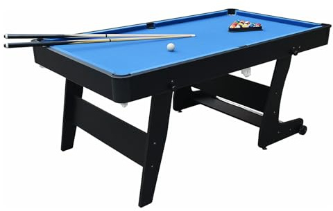 XTURNOS Mesa de Billar Americano Plegable 182X96.5X78 cm
