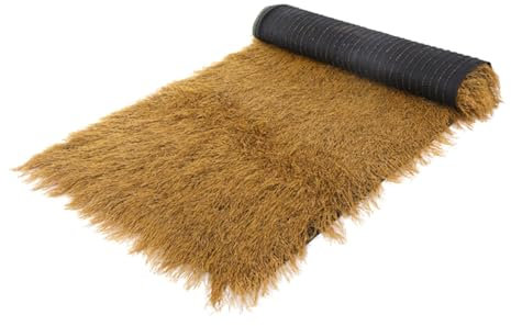 Artificial Thatch Fake Straw Roof Roll for Garden Outdoor Decor