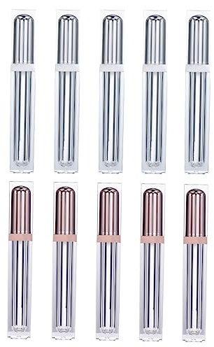 DOITOOL 10stücke Leere Tuben Wiederbefüllbare Lippenstiftflaschen Mit Transparentes Design Für Reise Und Alltag Für Kosmetikaufbewahrung