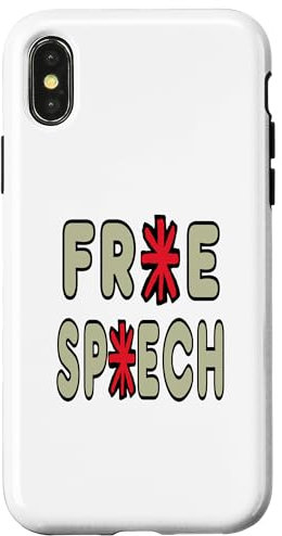 Hülle für iPhone X/XS Freie Sprache.