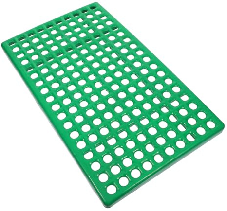 Sosoport Tappetino Nero per Fondo Gabbia Conigli in Plastico Fori Circolari da 1,6cm, Riduce Odori e Previene L’Incastro degli Artigli, per Gabbie Piccoli Animali
