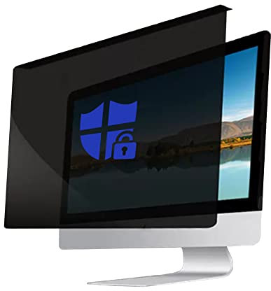 VDCVADKYE Computer blickschutzfolie, 17-27 Zoll Monitor, abnehmbare Aufhängevorrichtung, Kratzfeste Sichtschutzfolie, Blendschutz und Blaulichtfilter(27Inch/612.6x356mm)