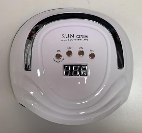 UV LED Nail Lamp with 81 Beads, 380W Nail Curing Lamps for Gel Polish with Automatic Sensor/4 Timer Setting,Led Nail Dryer, Professional Nail Art Drying Tools for Fingernail and Toenail