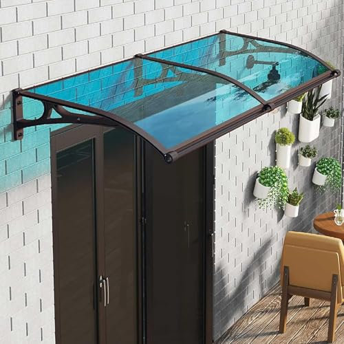 Terrassen-/Veranda-Markise in Modernem Design – Geräuschloses Garten-Überdachung Für Haustür, Outdoor-Überdachung Aus Brettern – Garten-Überdachung, Markise, Fenster Und Terrasse,001,60 * 120CM