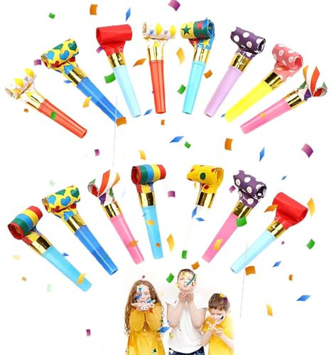 VONJUMA 15 Pcs Sifflet Enfant Sifflets D'Anniversaire Colorés Pour Enfants En Plastique Accessoires De Fête Bruits Cornes De Carnaval Pour Enfants Accessoires De Fête Pour Fêtes Réunions Anniversaires