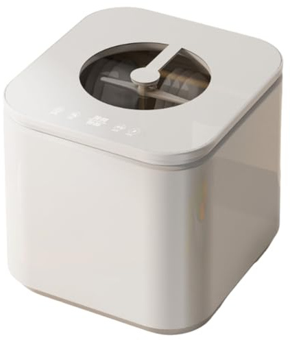 Mini lavavajillas, lavavajillas de sobremesa pequeño de 800 W, con Secado por Aire Caliente, Almacenamiento de Aire Fresco de 72 h, 5 programas, Control táctil, Tanque de Agua de 6,5 L