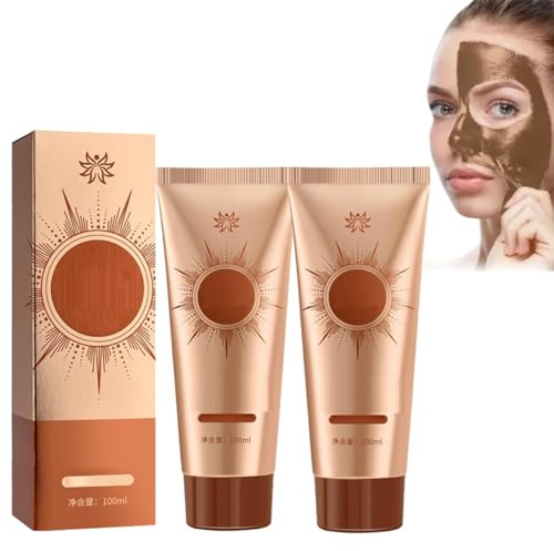 Parowu Aufhellende und Fleckenentfernende Gesichtsmaske, Parowu Herbal Spots Peel-Off-Gesichtsmaske, Anti-Falten-Peel-Off-Gesichtsmaske, koreanische Fleckenentferner Gesichtsmaske für alle Haut (2PC)