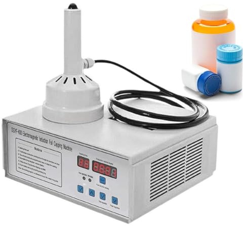 Sigillante a induzione, macchina per sigillare fogli elettromagnetici portatili portatili per tappi di bottiglia (20-130 mm) - Soluzione di sigillatura in alluminio facile da usare per casa e lavoro