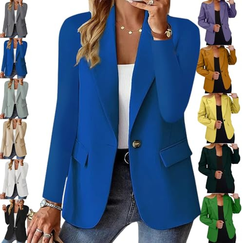Generisch Damen-Blazerjacken, Business Casual, Leichter Büro-Arbeitsanzug, Business Casual Blazer Für Damen