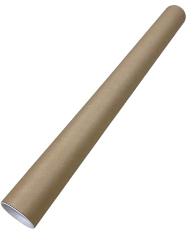 Packen 24 SCHNELL - PREISWERT - GUT Versandhülsen 750 x 70 x 2 mm braun Posterversand Papprolle (10 Stück)